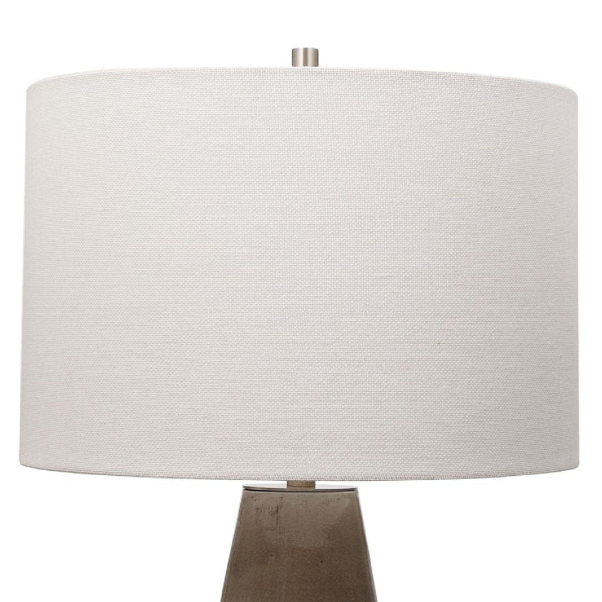 Crackled Gray Ceramic Table Lamp by Uttermost Volterra, alternate view 5