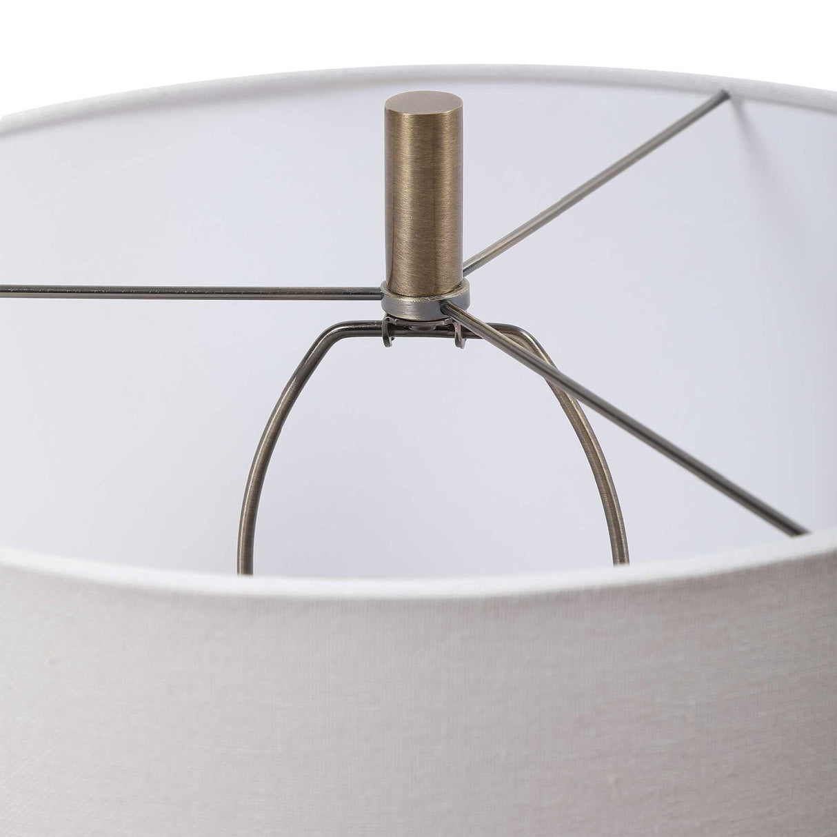 Modern European furniture - Cylindrical Clear Glass Table Lamp - www.oroa.com