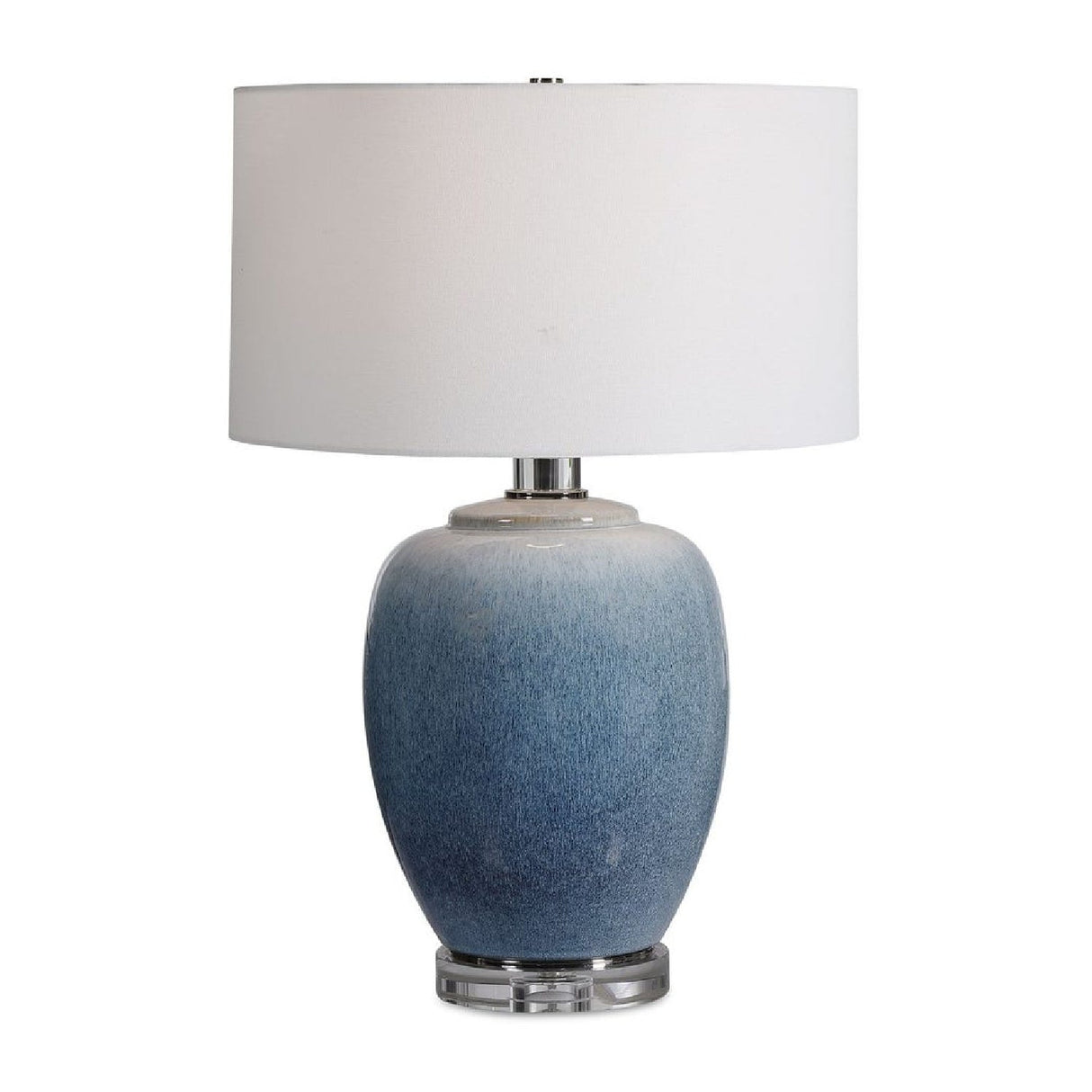 Modern European furniture - Ombre Ceramic Table Lamp by Uttermost Blue Waters - www.oroa.com