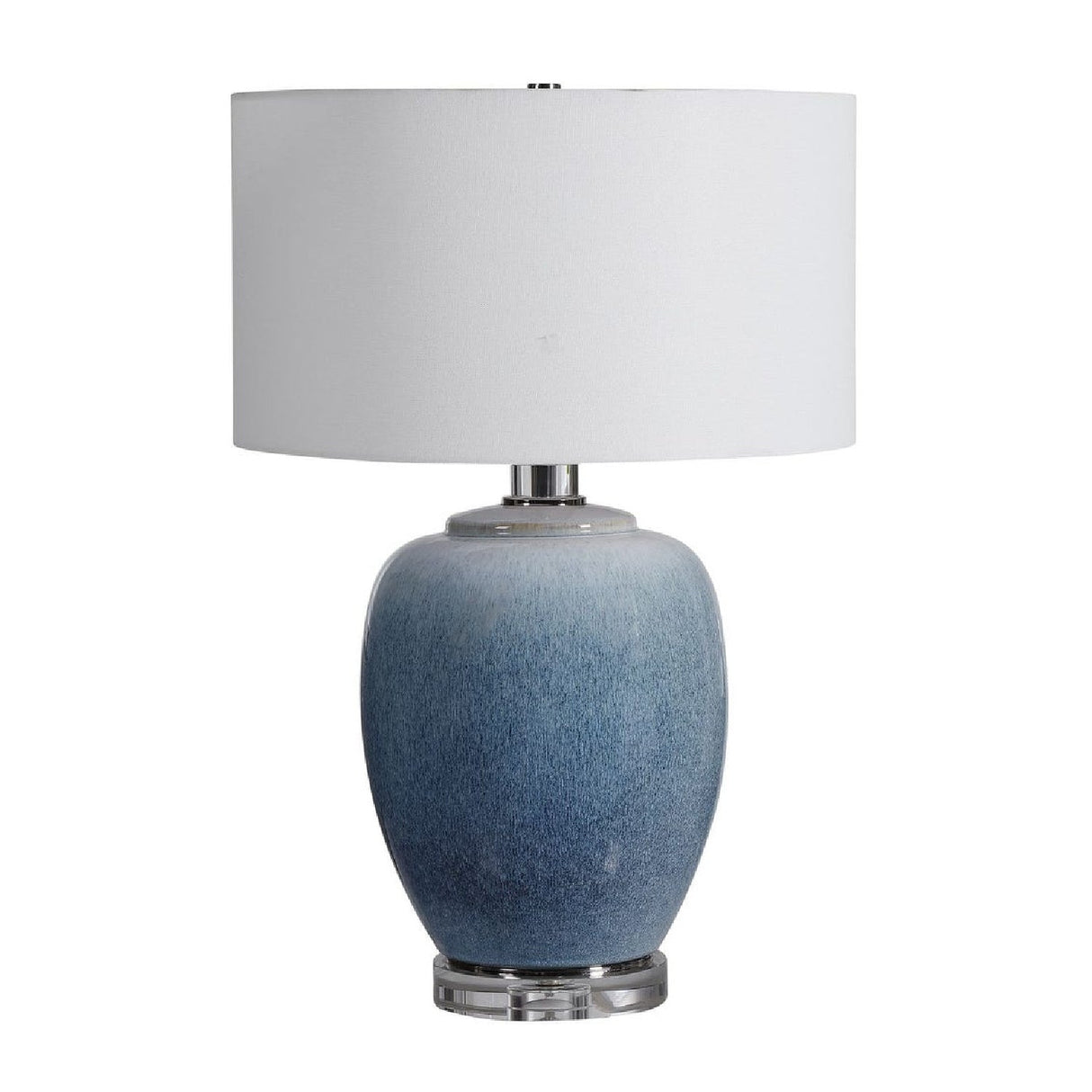 Modern European furniture - Ombre Ceramic Table Lamp by Uttermost Blue Waters - www.oroa.com