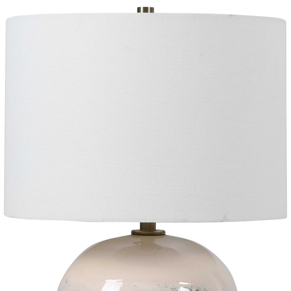 Modern European furniture - Earth-Toned Ceramic Accent Lamp - www.oroa.com