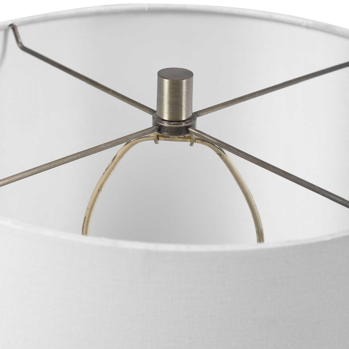 Modern European furniture - Earth-Toned Ceramic Accent Lamp - www.oroa.com