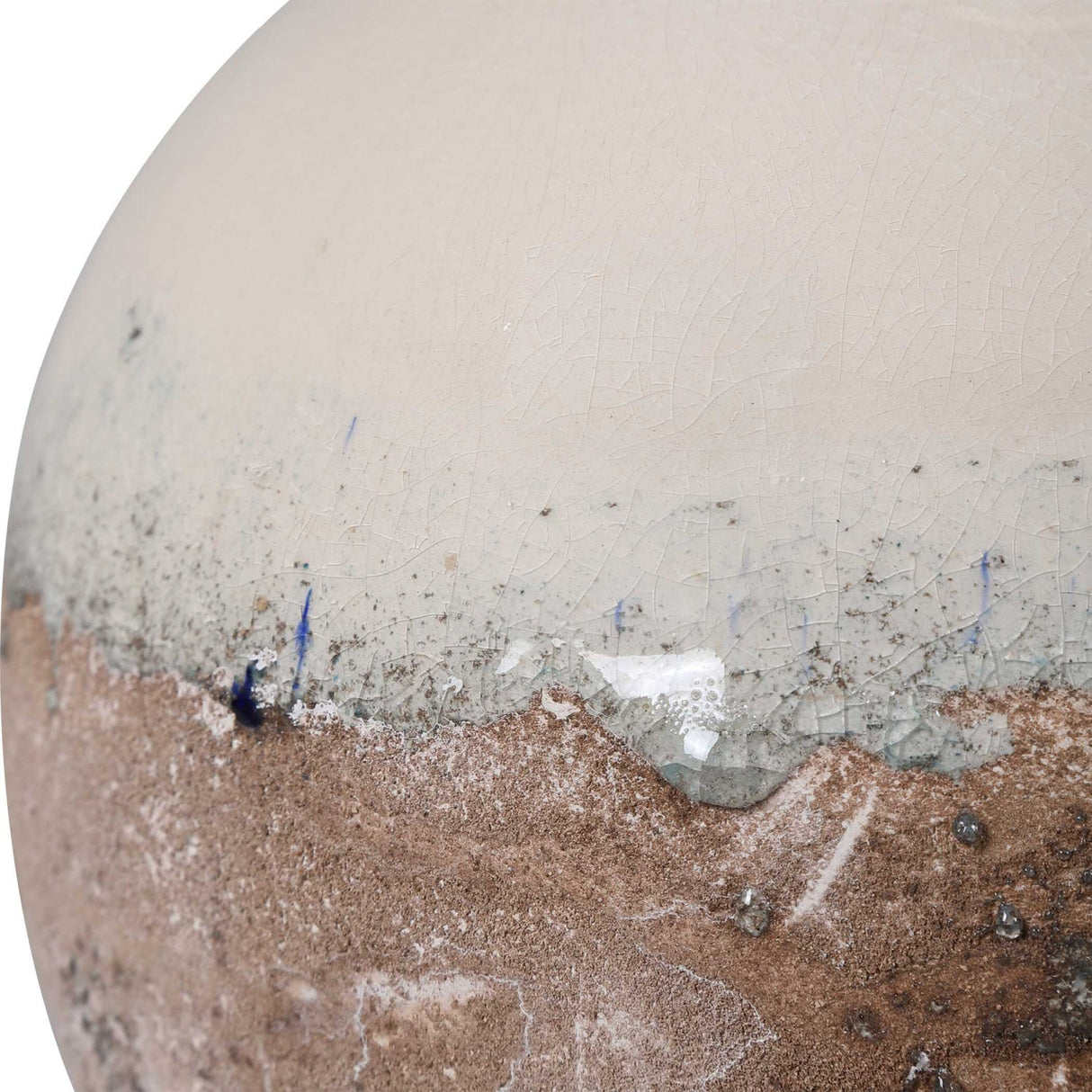 Modern European furniture - Earth-Toned Ceramic Accent Lamp - www.oroa.com