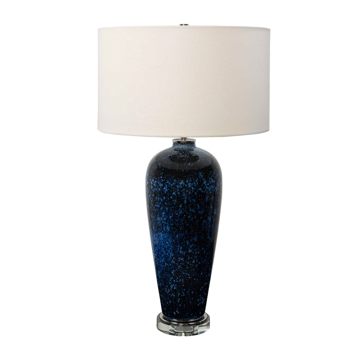 Modern European furniture - Blue Glass Table Lamp by Uttermost Stargazer - www.oroa.com