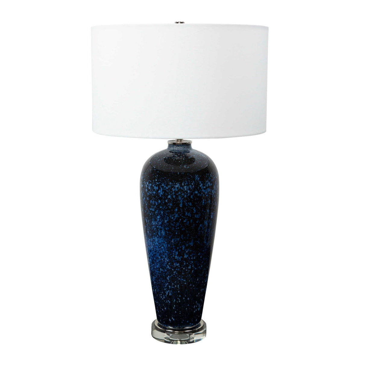 Modern European furniture - Blue Glass Table Lamp by Uttermost Stargazer - www.oroa.com