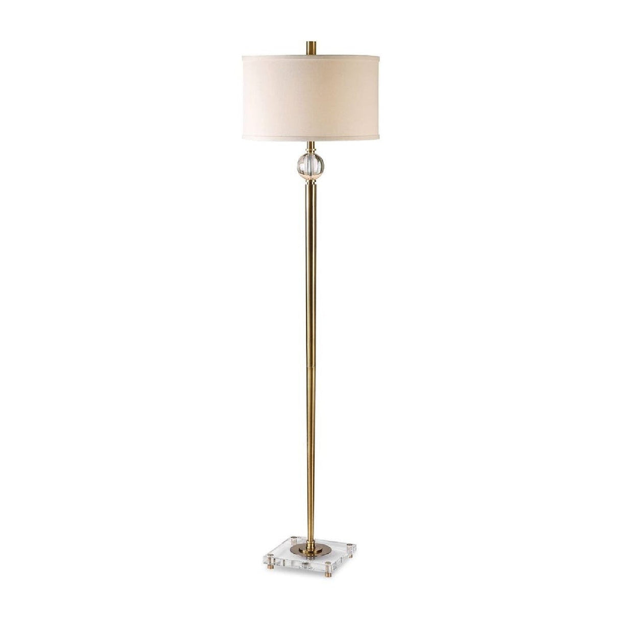 Crystal Detailed Floor Lamp by Uttermost Mesita