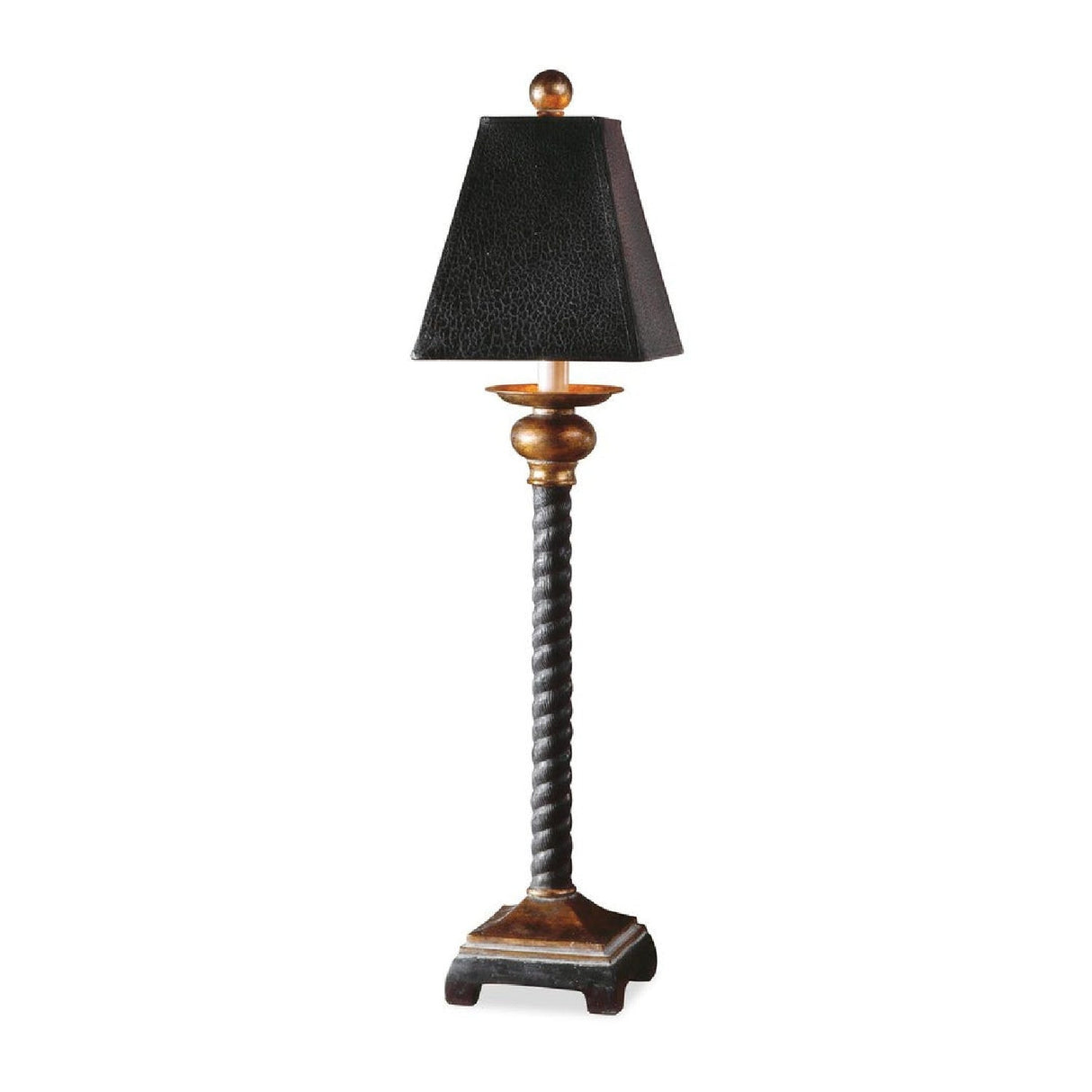 Black Rope Buffet Lamp by Uttermost Bellcord
