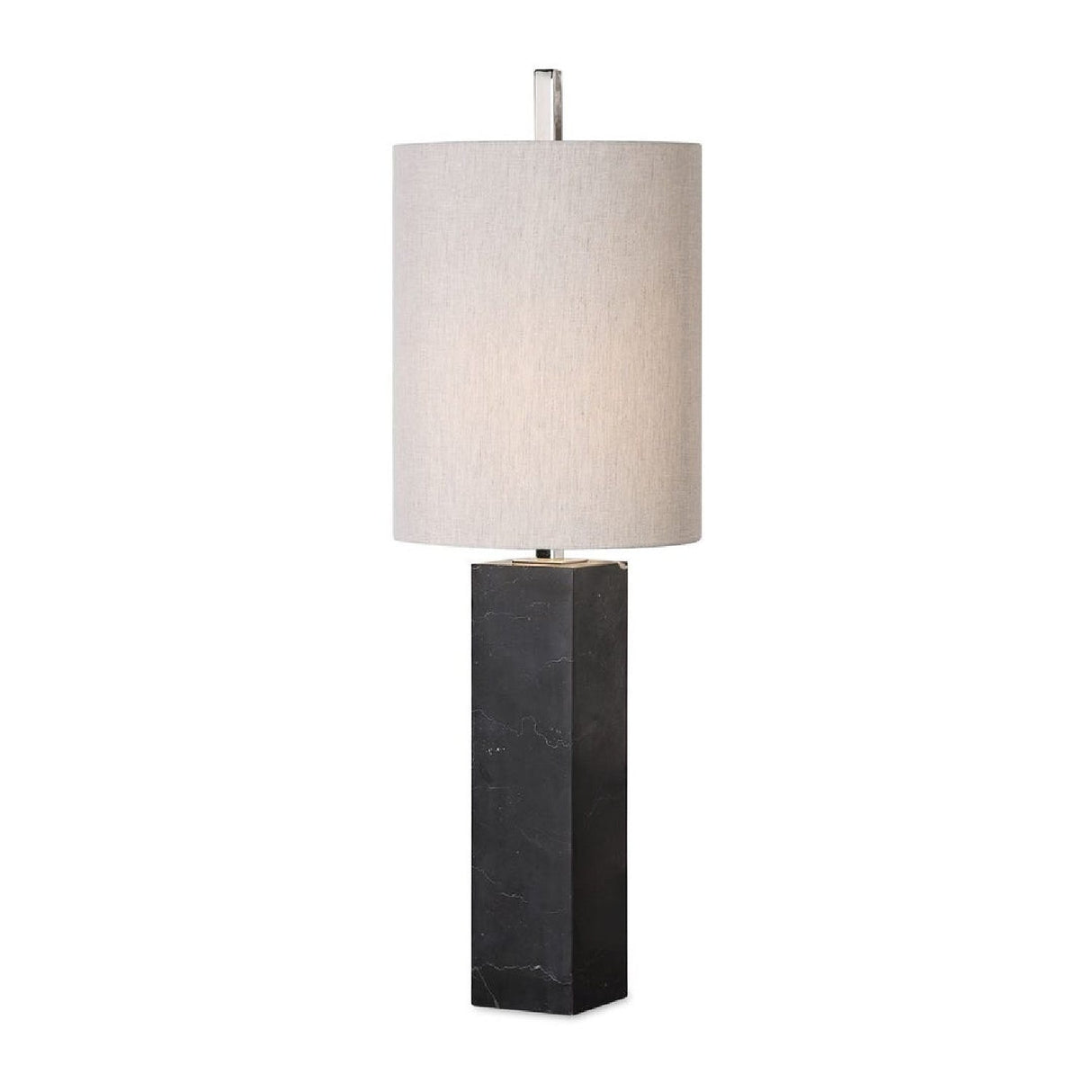 Black Marble Column Buffet Lamp by Uttermost Delaney, alternate view 3