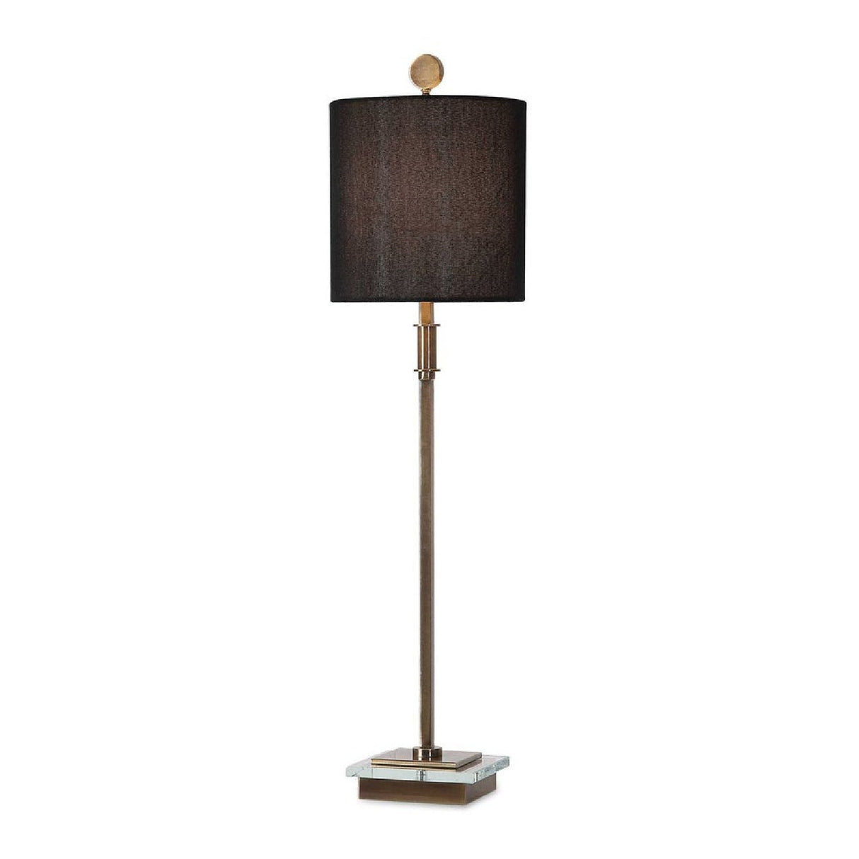 Modern European furniture - Black Linen Table Lamp by Uttermost - ww.oroa.com