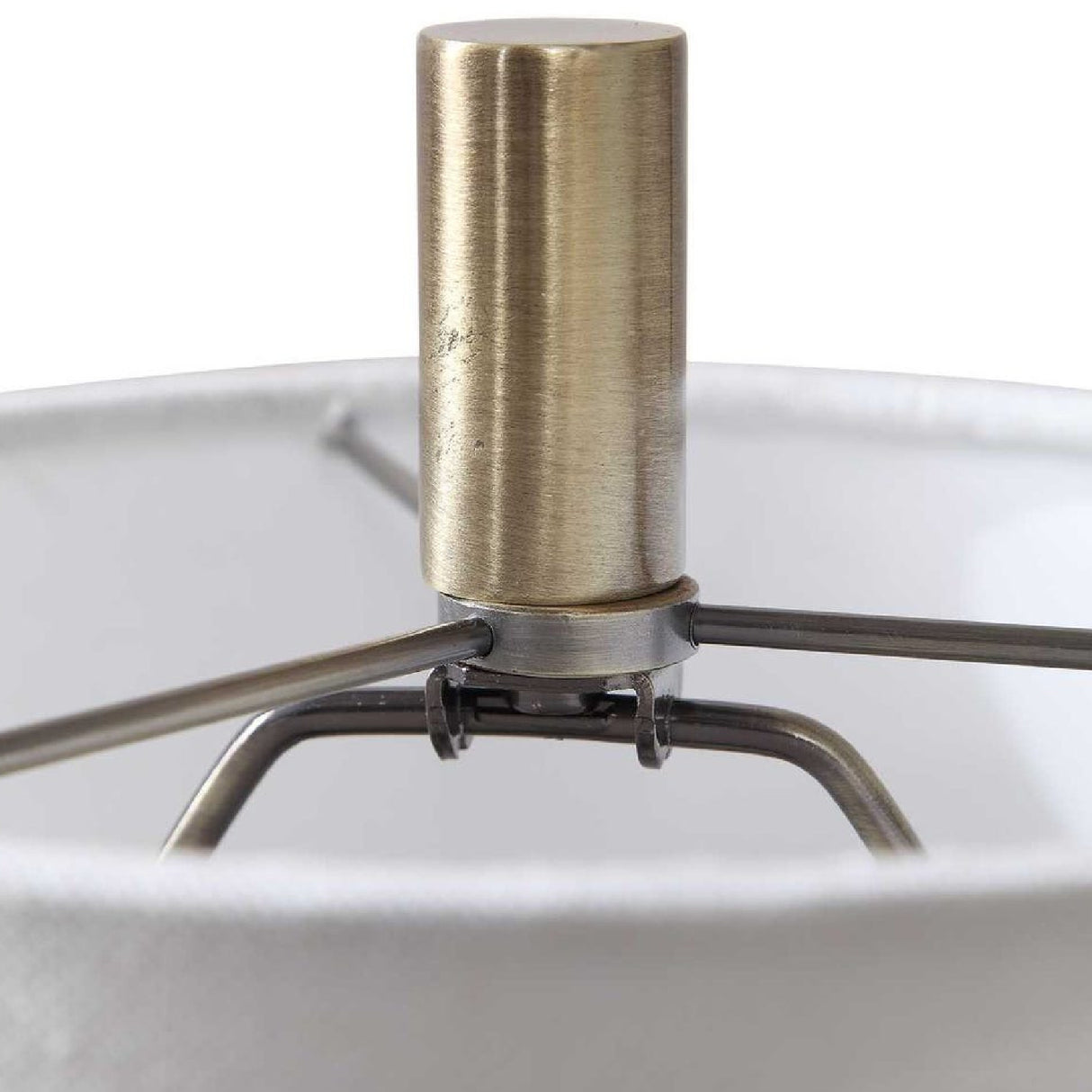 White Marble Base Buffet Lamp by Uttermost Minette, alternate view 4