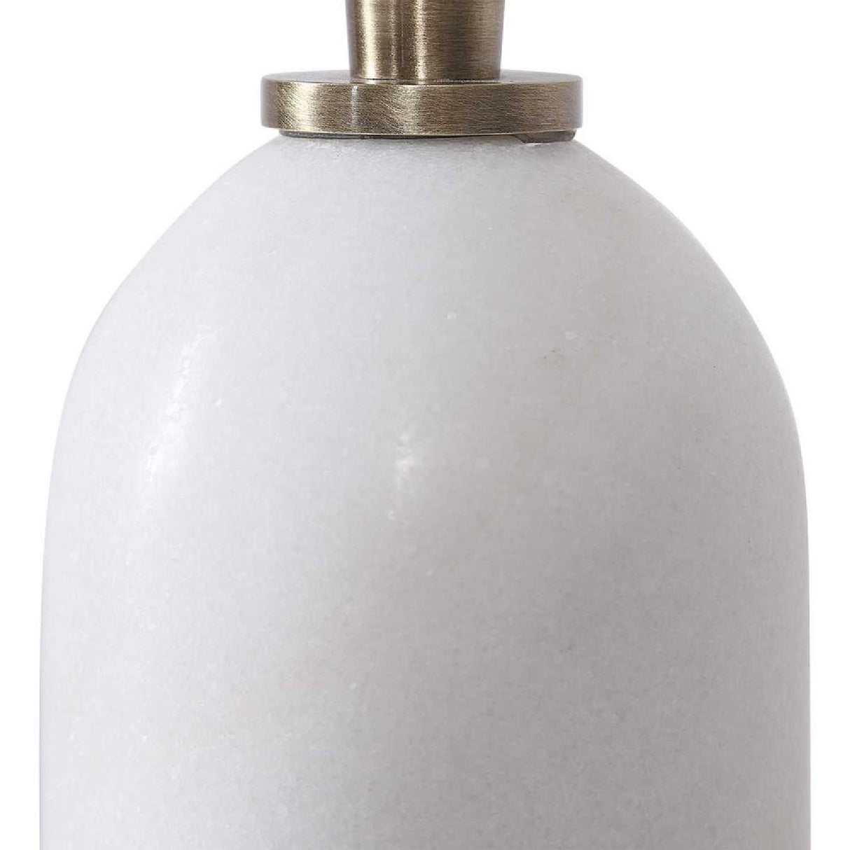 White Marble Base Buffet Lamp by Uttermost Minette, alternate view 5