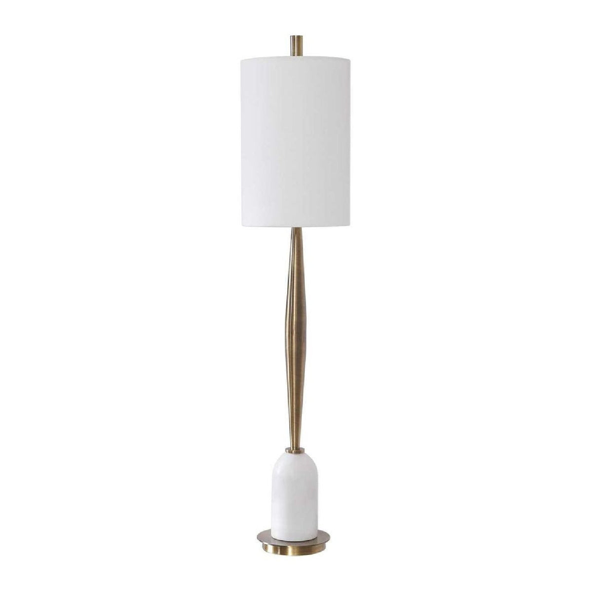 White Marble Base Buffet Lamp by Uttermost Minette, alternate view 3