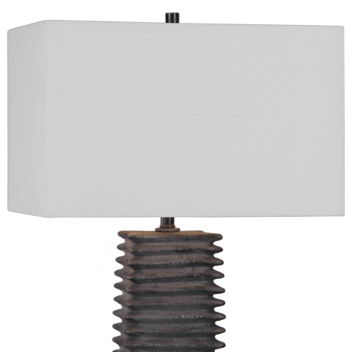 Modern European furniture - Ribbed Ceramic Table Lamp - www.oroa.com