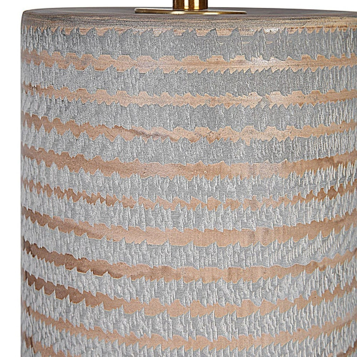Modern European furniture - Frosted Gray Ceramic Table Lamp by Uttermost Monolith - www.oroa.com