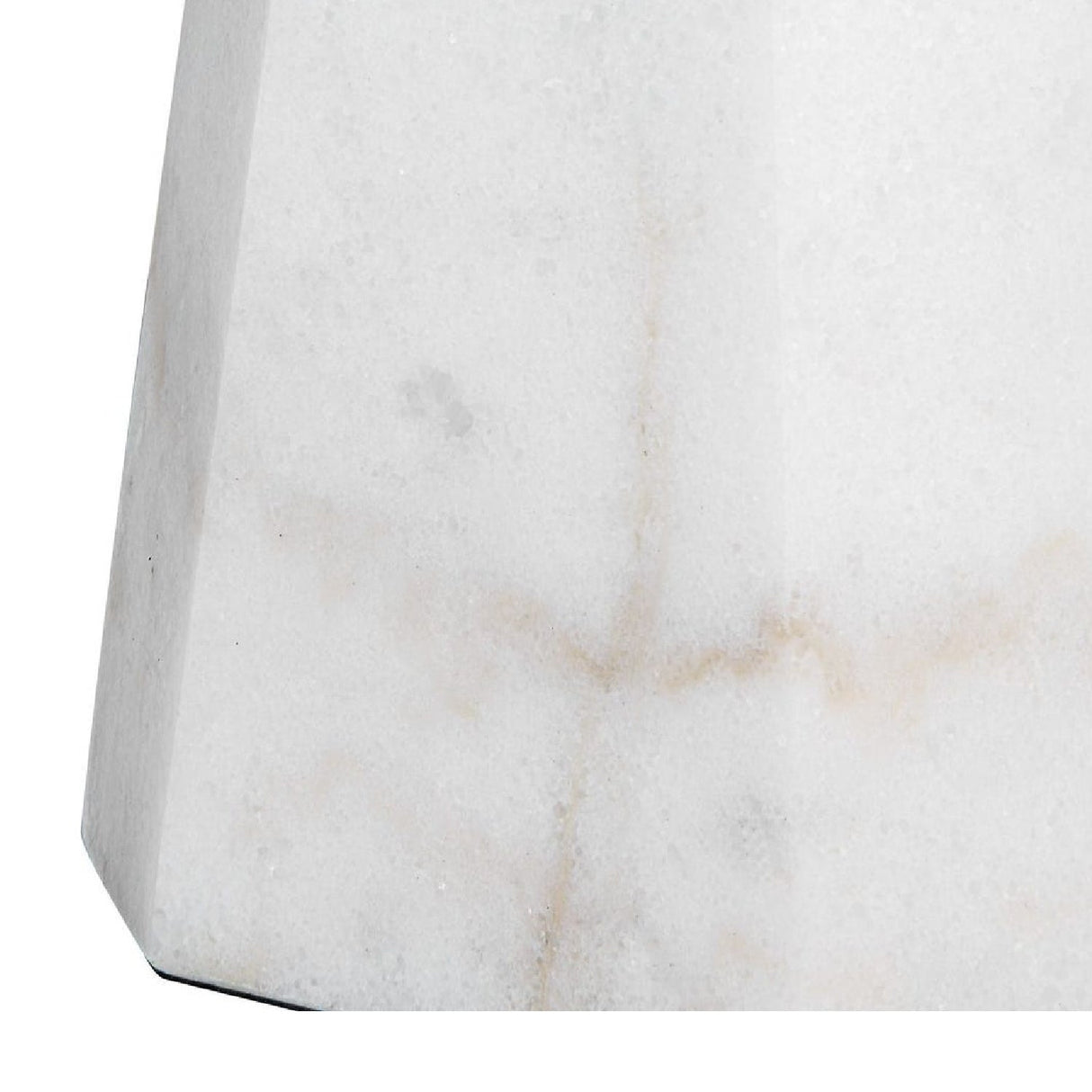 White Conical Marble Table Lamp by Uttermost Citadel, alternate view 6