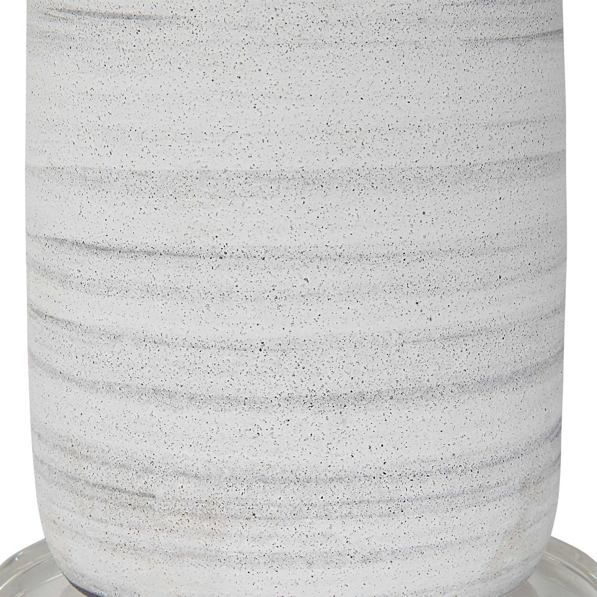 Modern European furniture - White Glazed Ceramic Table Lamp by Uttermost Levadia - www.oroa.com