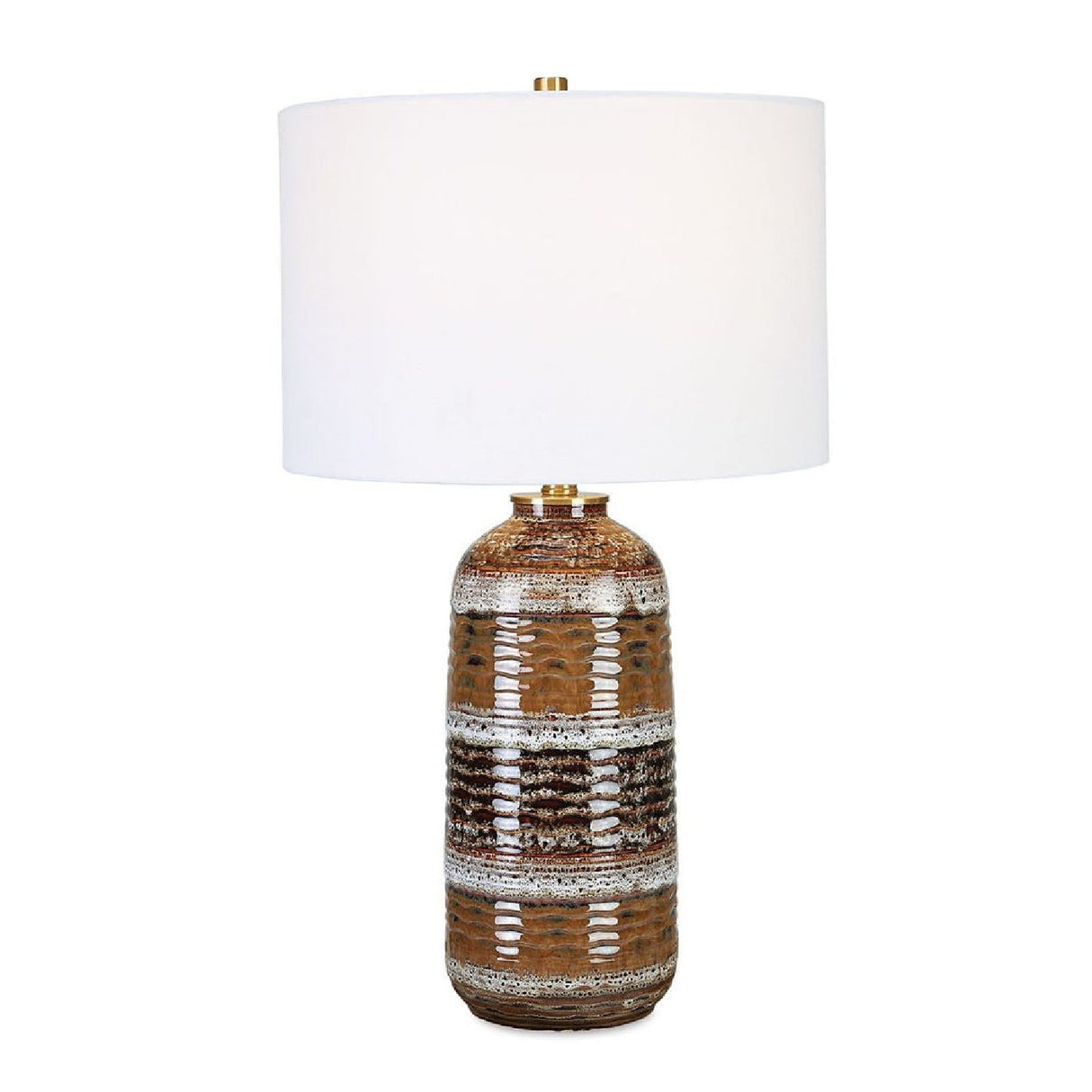 Modern European furniture - Earth-Hued Ceramic Table Lamp by Uttermost Roan - www.oroa.com