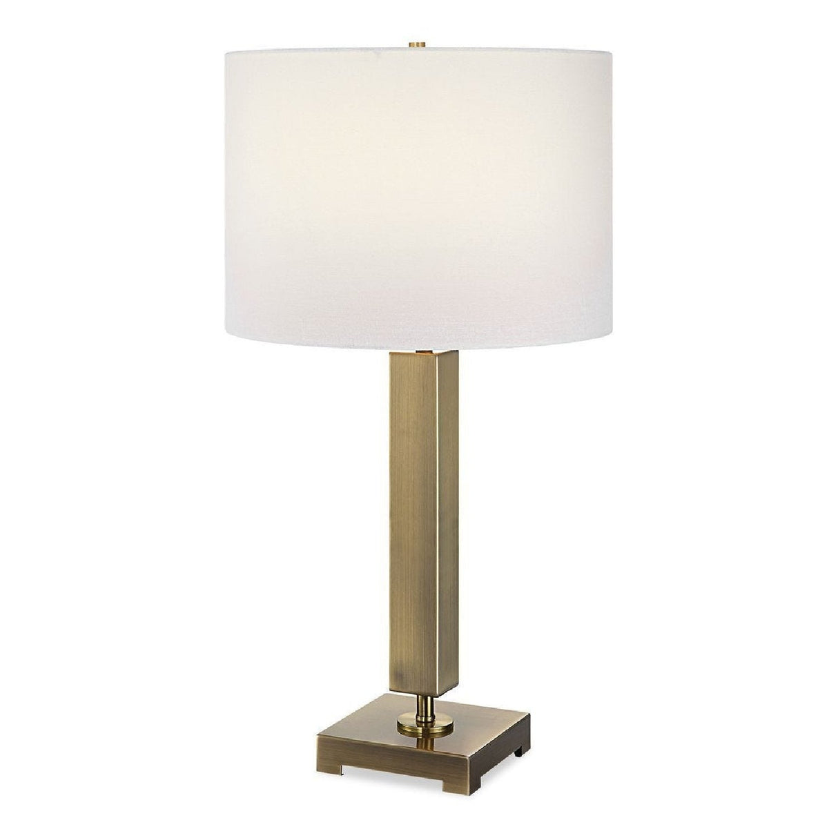 Modern European furniture - Antique Brass Column Table Lamp by Uttermost Duomo - www.oroa.com