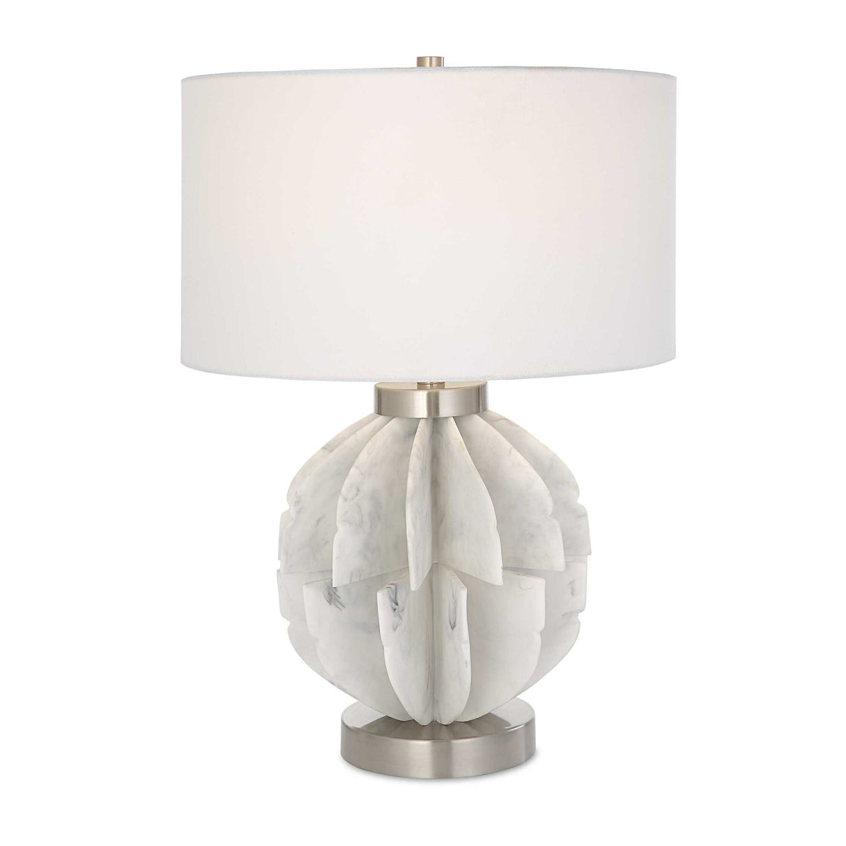 White Marble Look Table Lamp by Uttermost Repetition