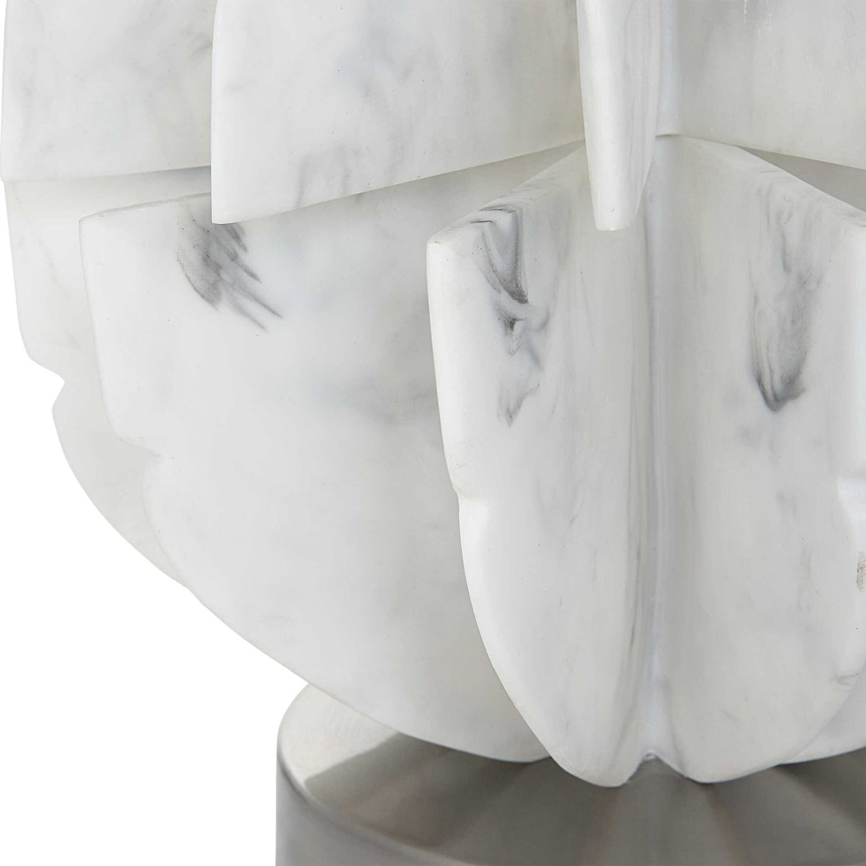 White Marble Look Table Lamp by Uttermost Repetition, alternate view 6
