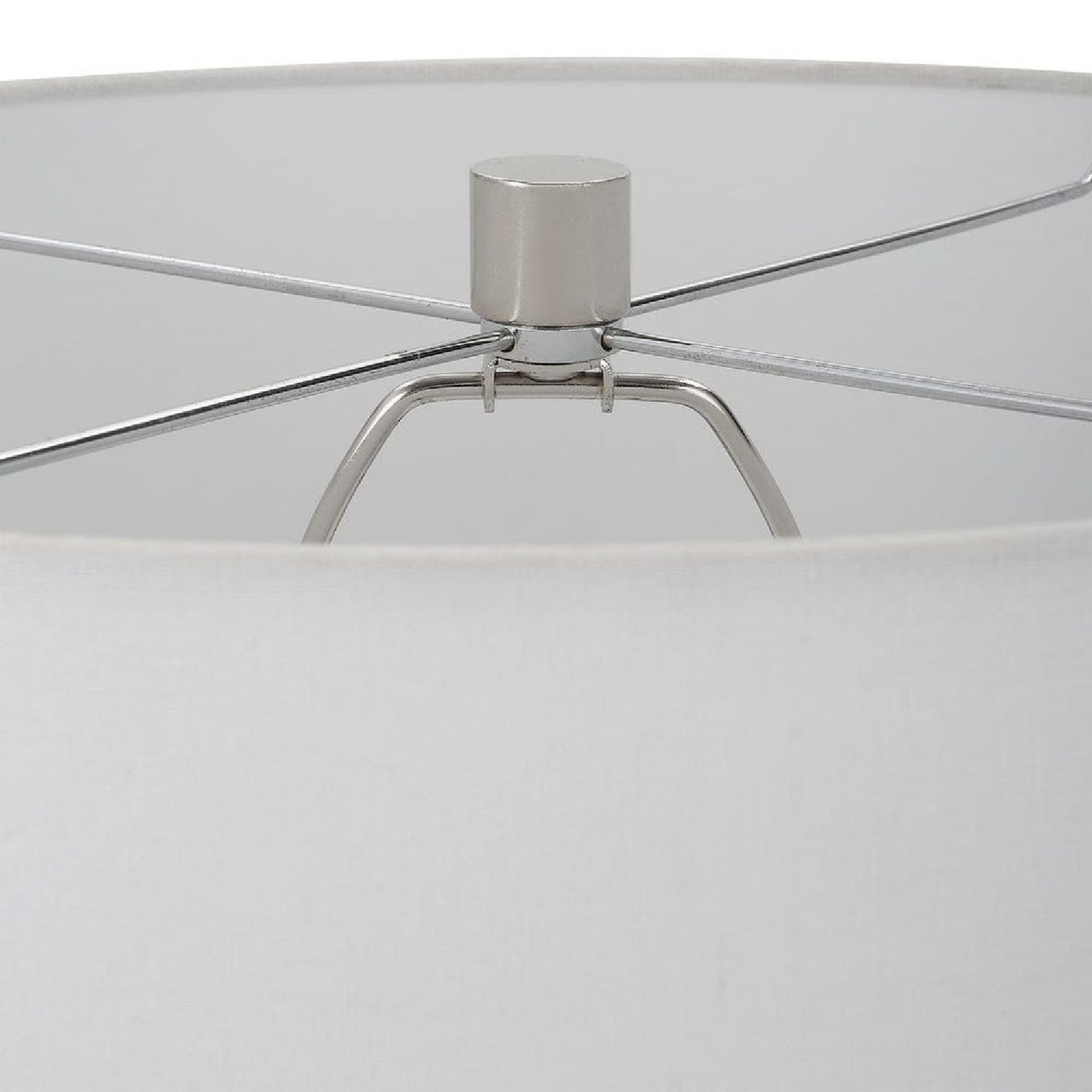 Modern European furniture - Glazed White Ceramic Table Lamp by Uttermost Albany - www.oroa.com