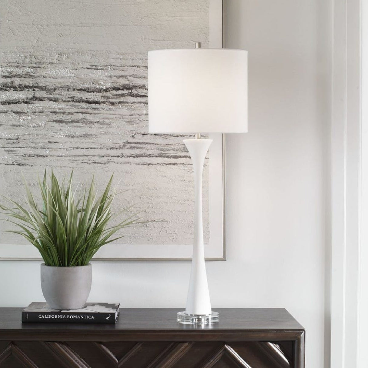 Man-Made Stone Buffet Lamp by Uttermost Fountain, alternate view 9