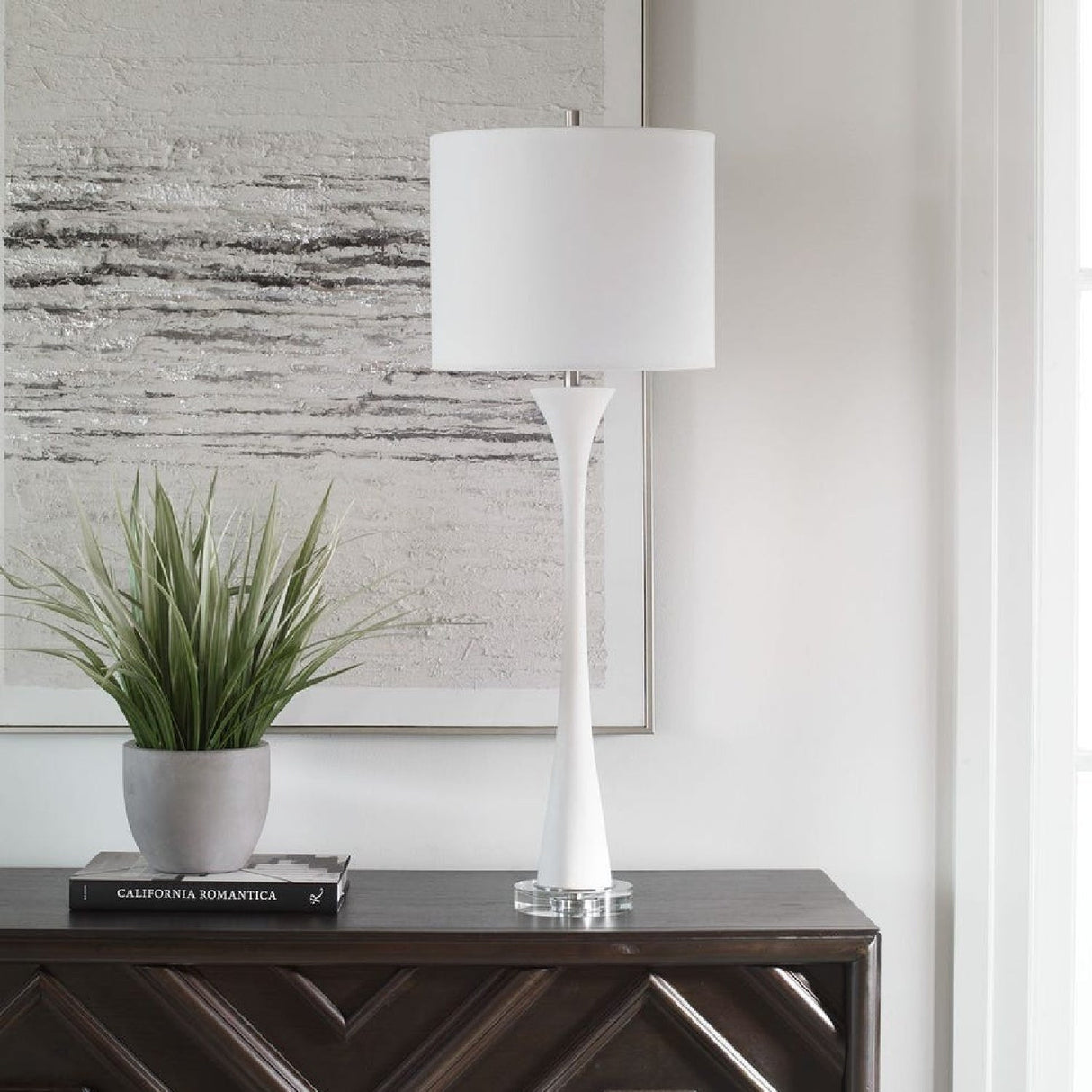 Man-Made Stone Buffet Lamp by Uttermost Fountain, alternate view 14