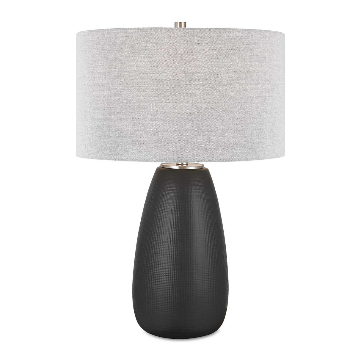 Satin Black Ceramic Table Lamp by Uttermost Twilight