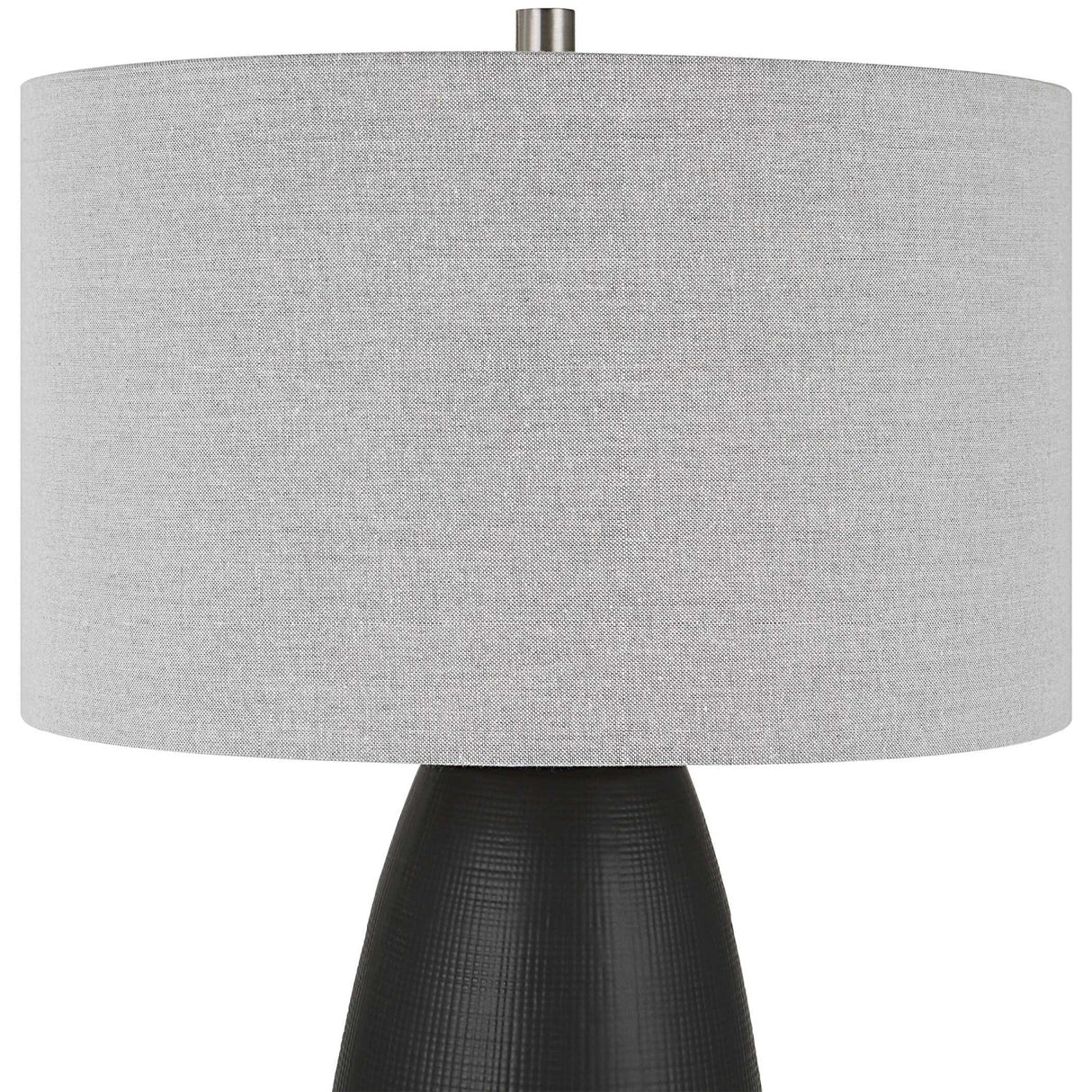 Satin Black Ceramic Table Lamp by Uttermost Twilight, alternate view 4
