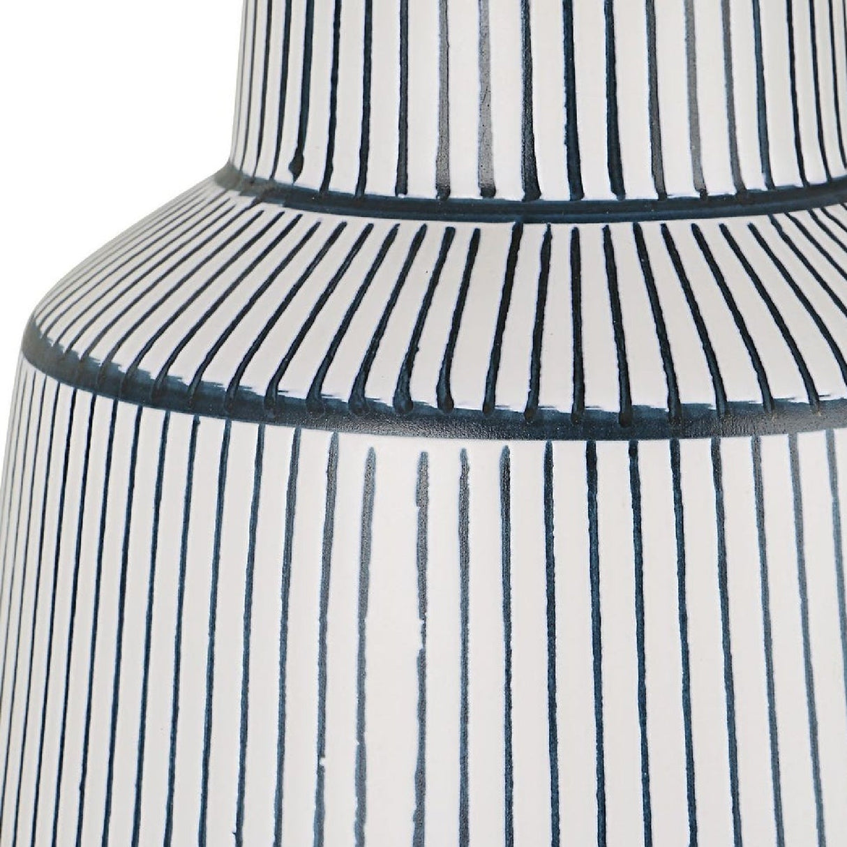 Modern European furniture - Ceramic Nautical Stripes Table Lamp - www.oroa.com