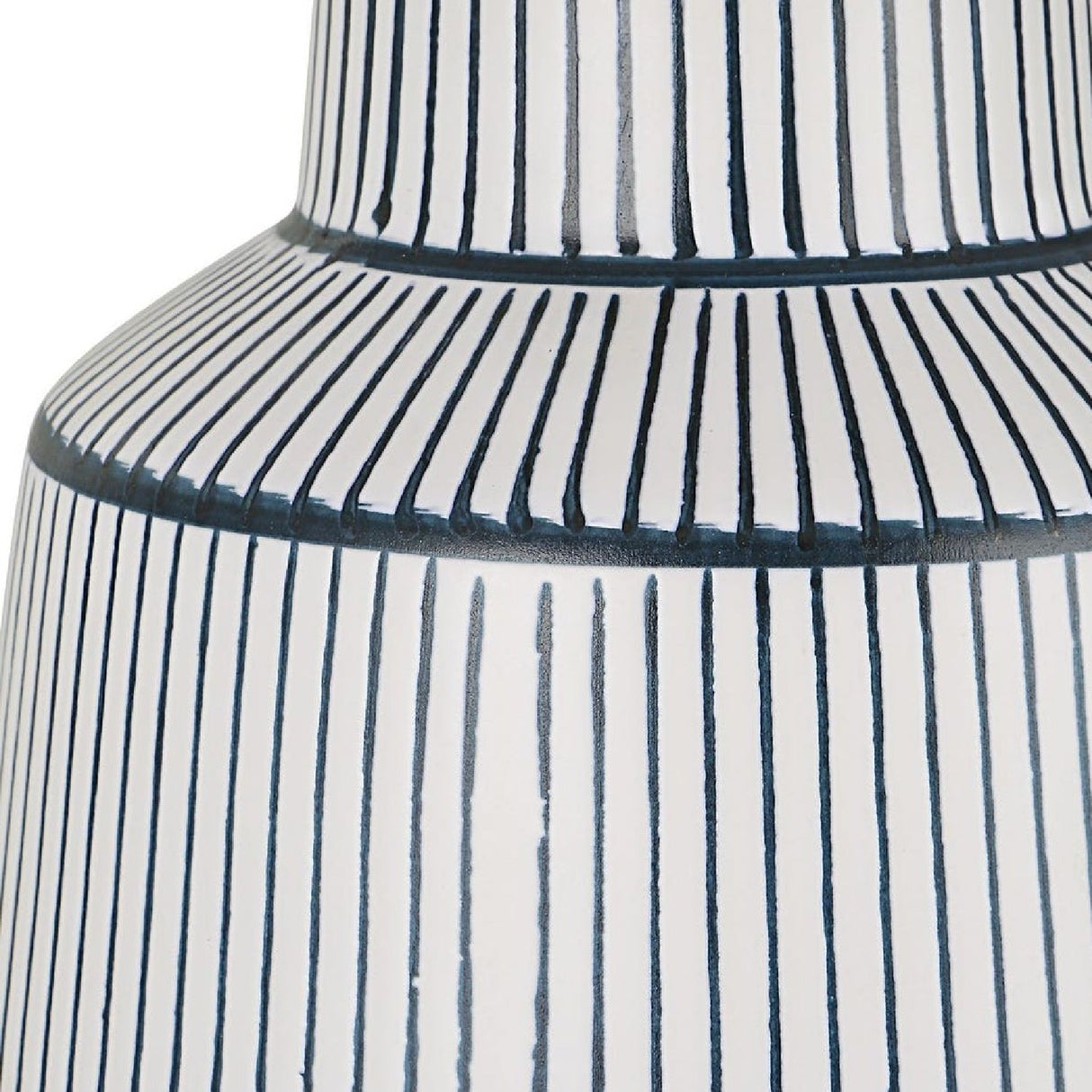 Ceramic Nautical Stripes Table Lamp by Uttermost Breton, alternate view 5