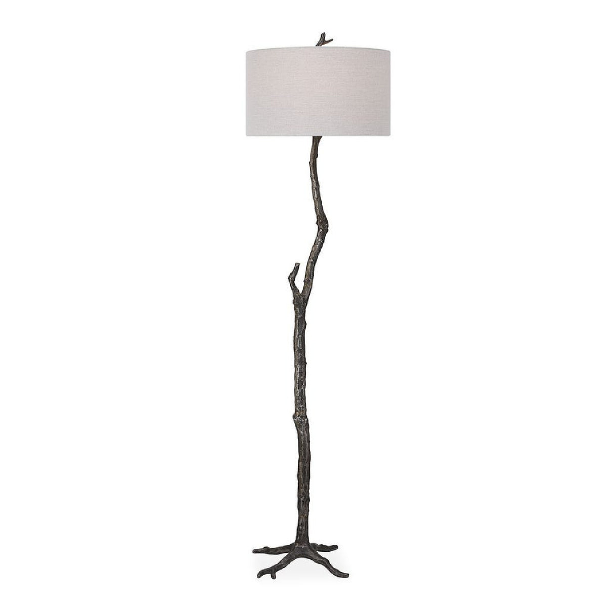 Black Branch-Inspired Floor Lamp | Uttermost Spruce