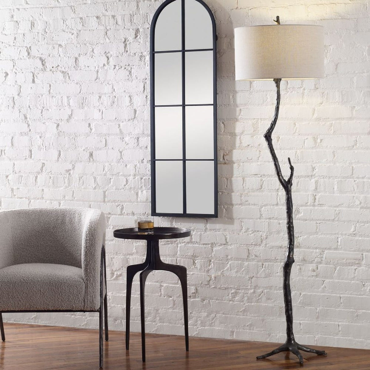 Black Branch-Inspired Floor Lamp by Uttermost Spruce, alternate view 6