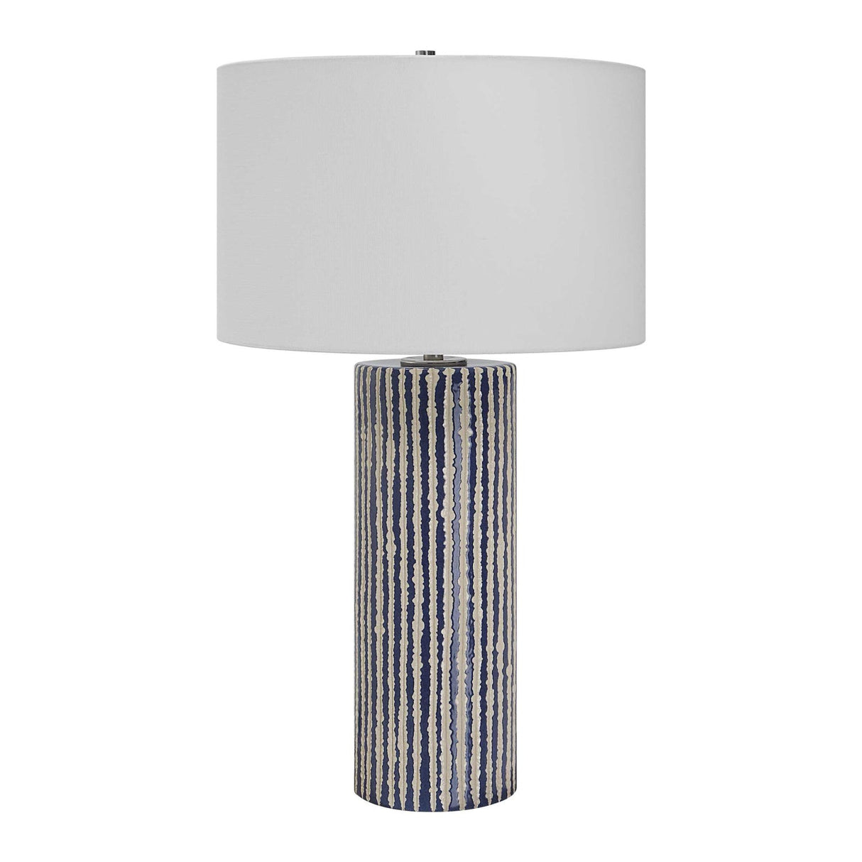 Glazed Stripes Ceramic Table Lamp | Uttermost Havana
