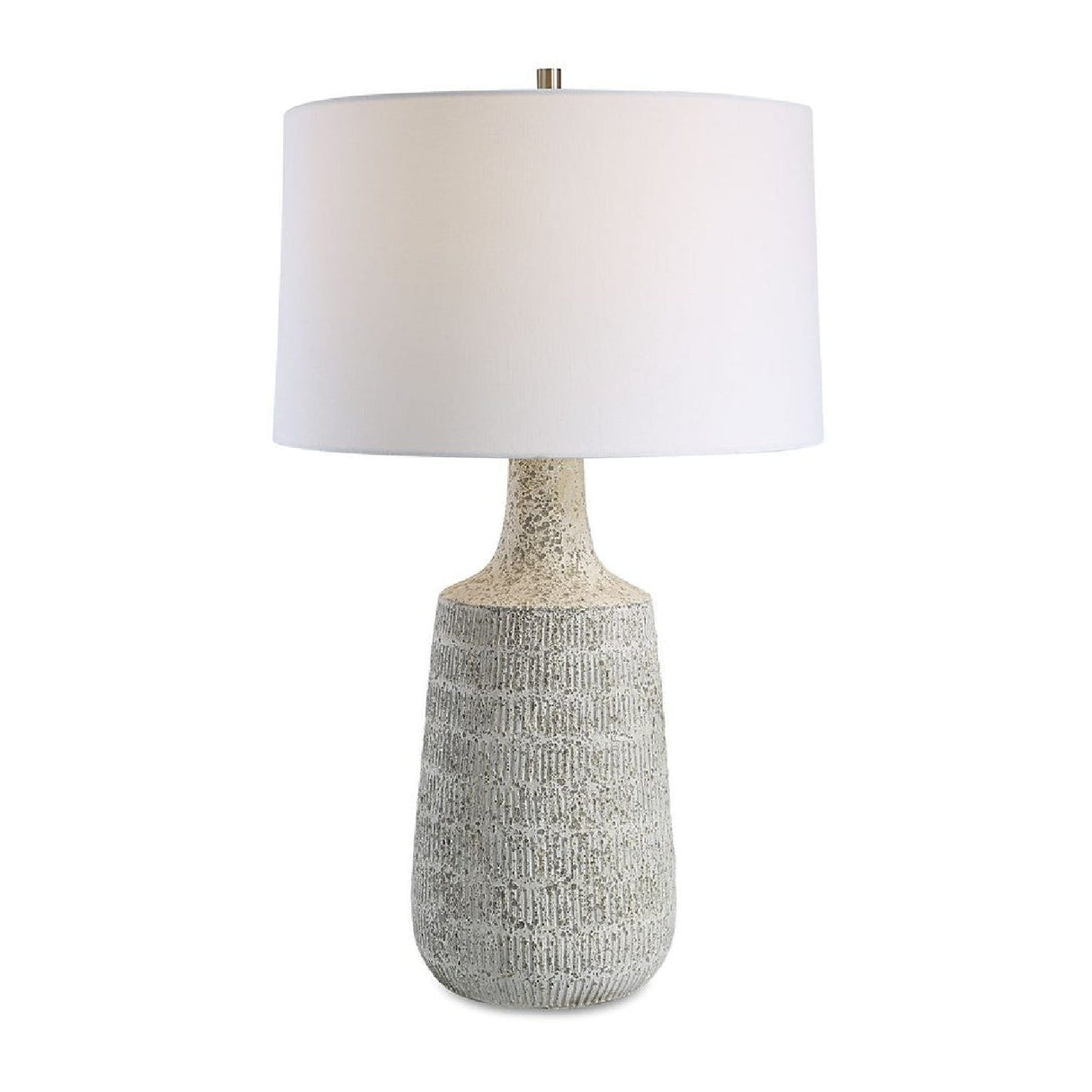 Modern European furniture - Mottled Gray Ceramic Table Lamp by Uttermost Scouts - www.oroa.com
