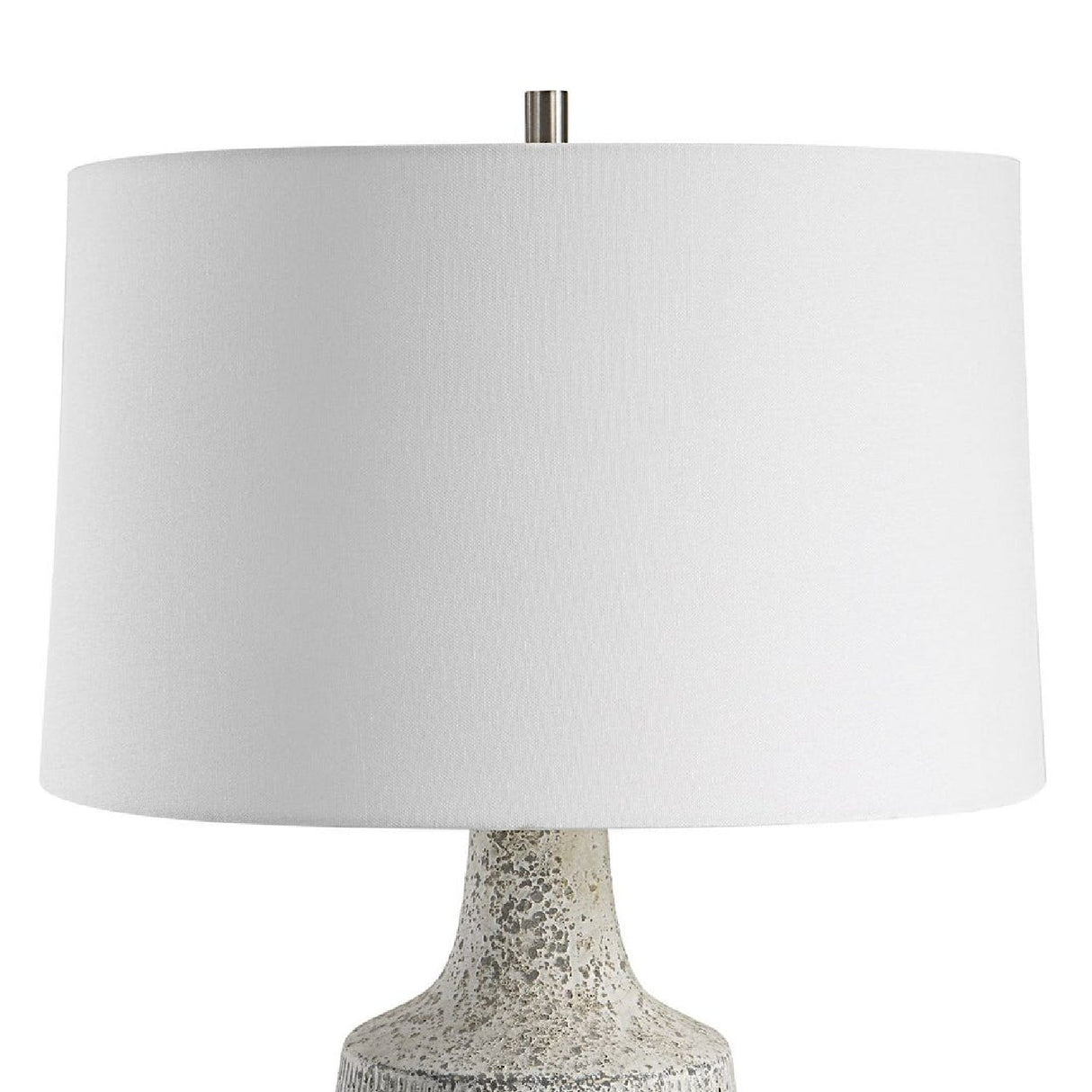 Modern European furniture - Mottled Gray Ceramic Table Lamp by Uttermost Scouts - www.oroa.com