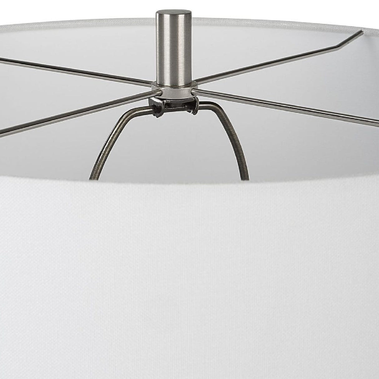 Modern European furniture - Mottled Gray Ceramic Table Lamp by Uttermost Scouts - www.oroa.com