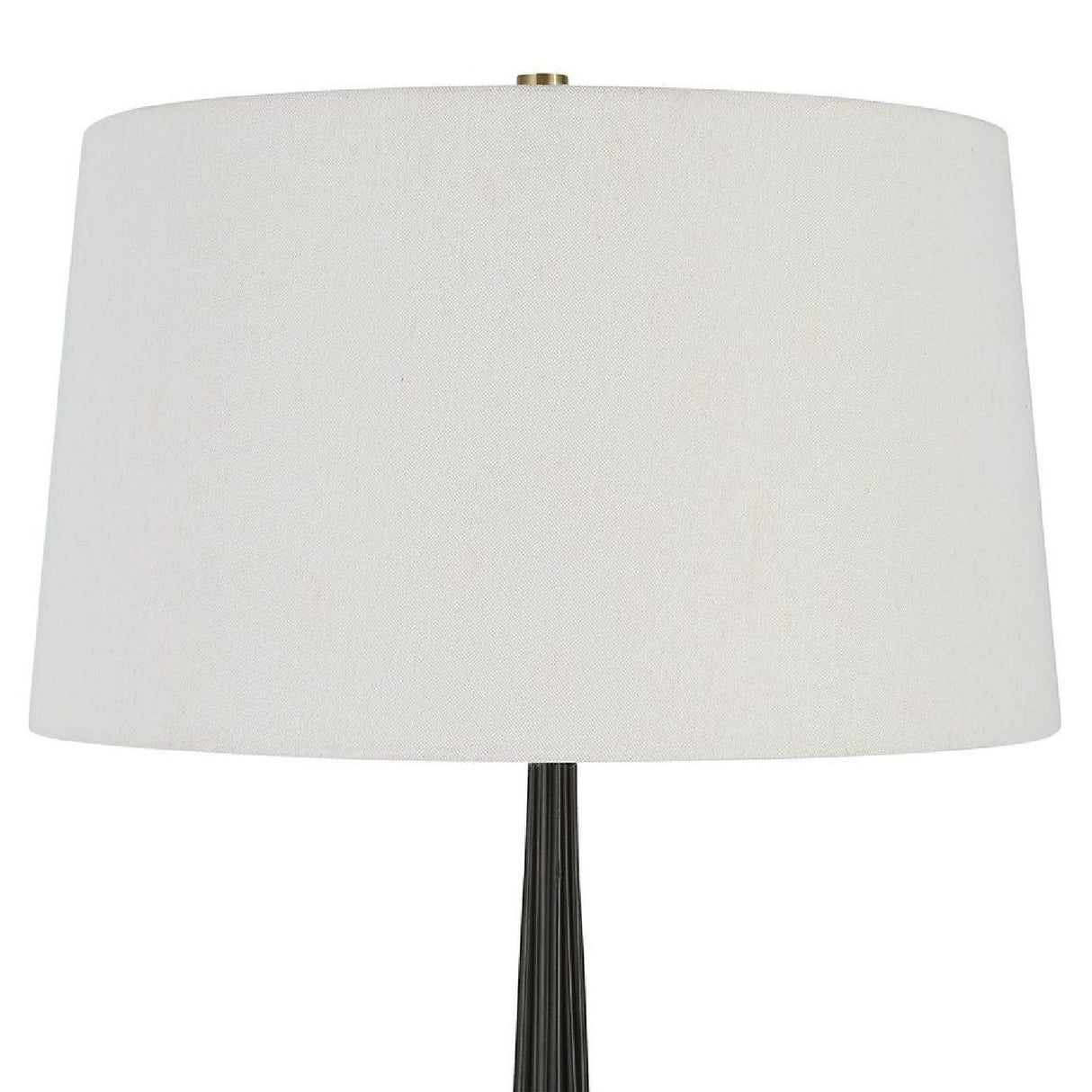 Channeled Cast Iron Floor Lamp | Uttermost Miraz - www.oroa.com