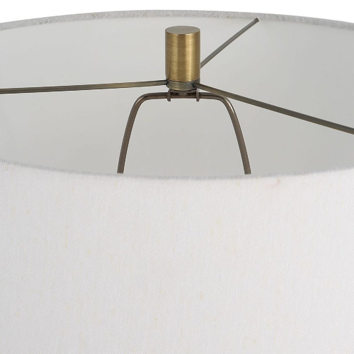 Channeled Cast Iron Floor Lamp | Uttermost Miraz - www.oroa.com