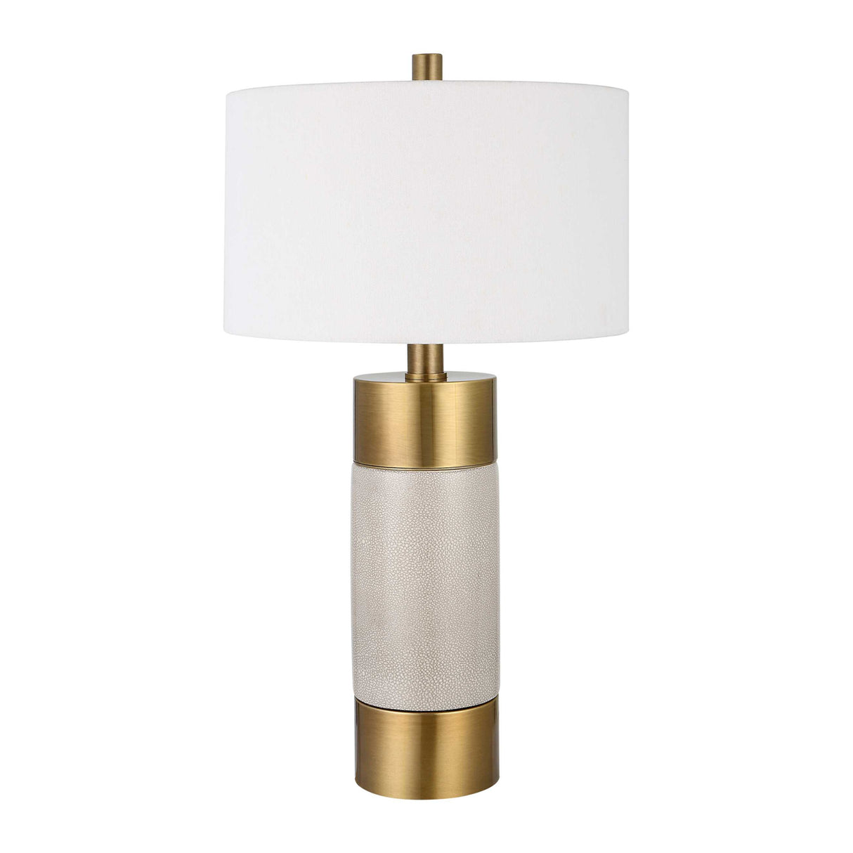 White Crackled Ceramic Table Lamp | Oroa.com