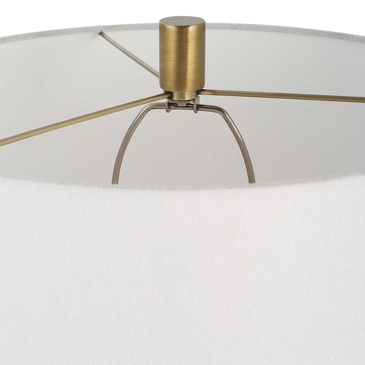Modern European furniture - White Crackled Ceramic Table Lamp by Uttermost Adelia - www.oroa.com