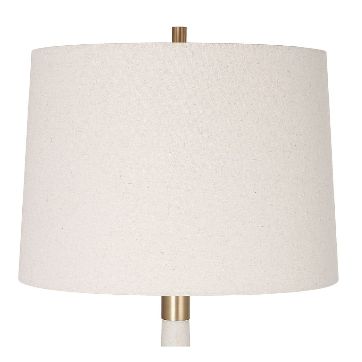 Modern European furniture - Tapered White Stone Table Lamp by Uttermost Marille - www.oroa.com