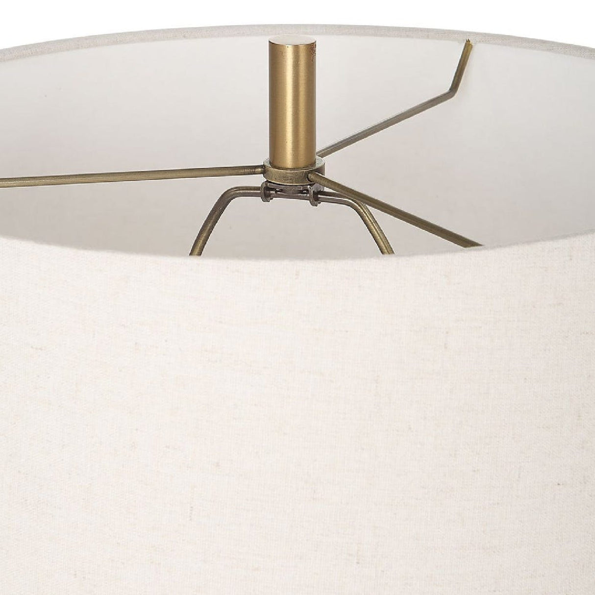 Modern European furniture - Tapered White Stone Table Lamp by Uttermost Marille - www.oroa.com