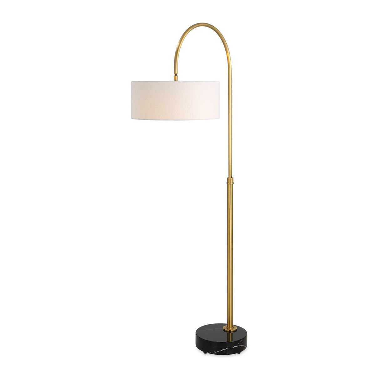Modern European furniture - Gold Arc Rotating Floor Lamp - www.oroa.com