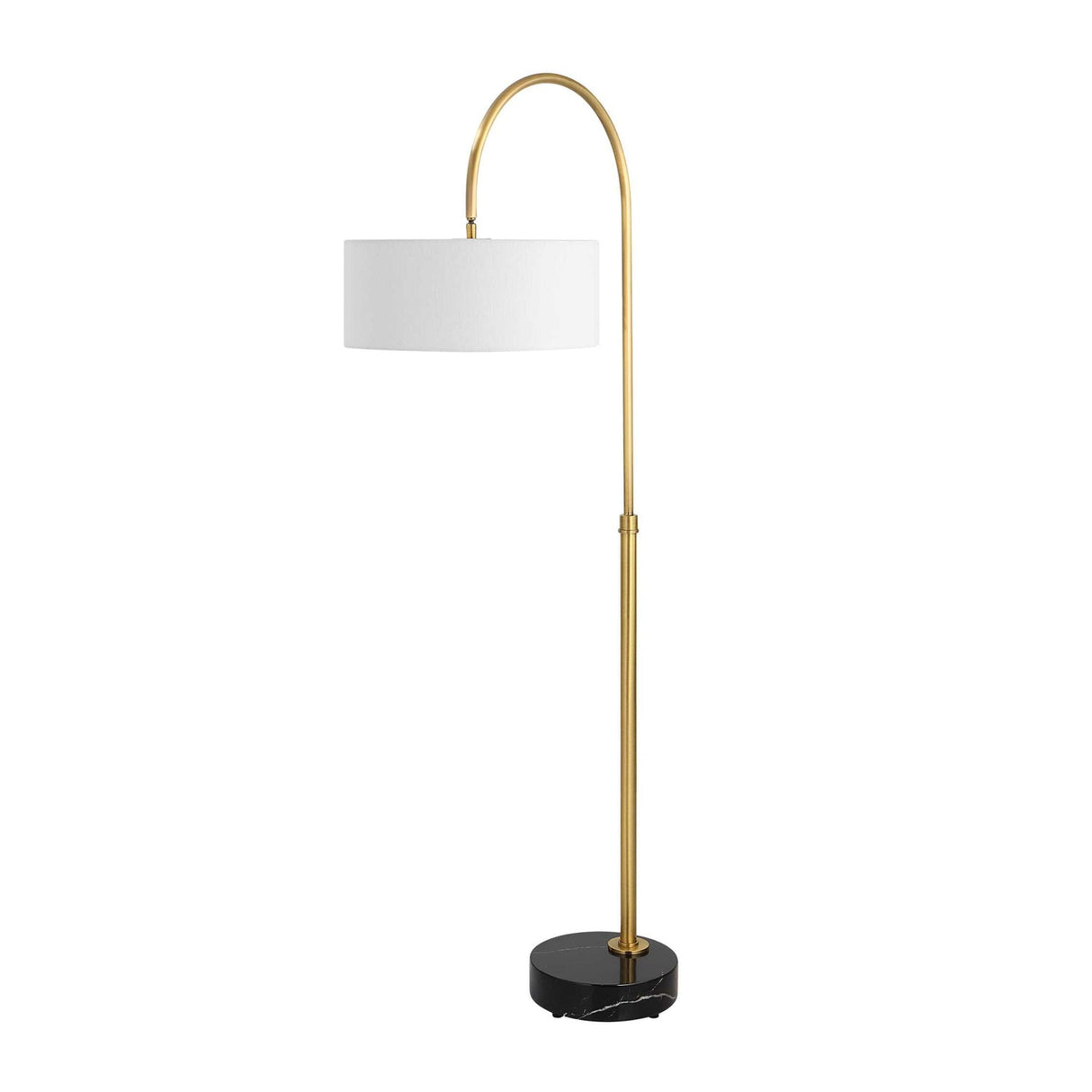 Modern European furniture - Gold Arc Rotating Floor Lamp - www.oroa.com
