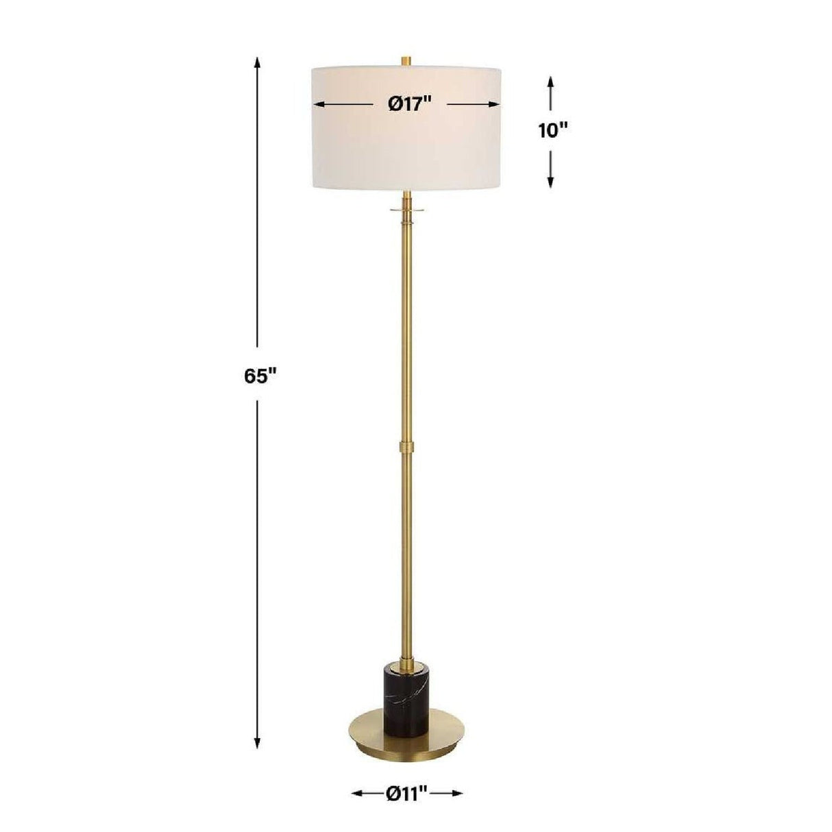 Antique Brass Floor Lamp | Uttermost Guard - www.oroa.com