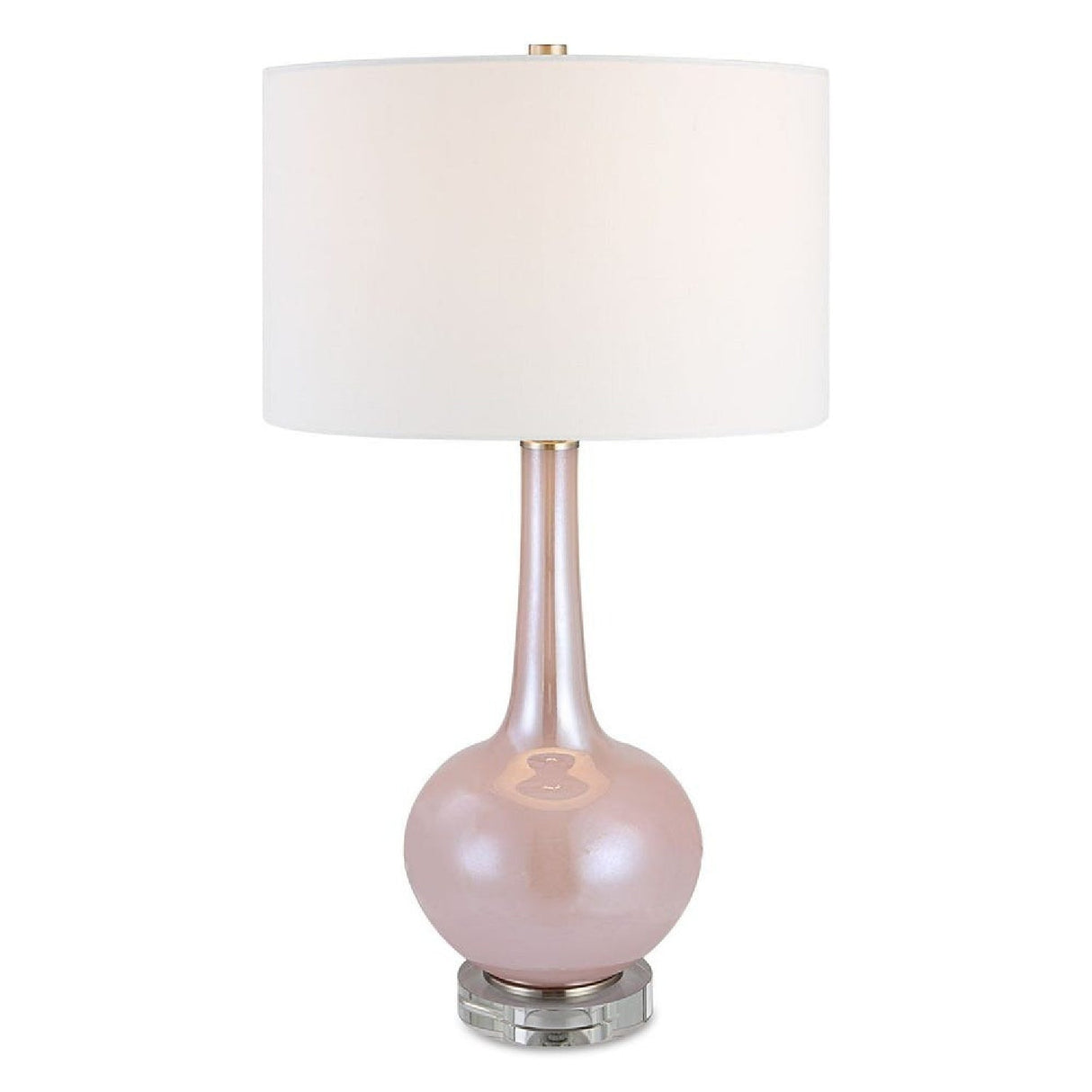 Modern European furniture - Pink Glass Table Lamp by Uttermost Rosa - www.oroa.com