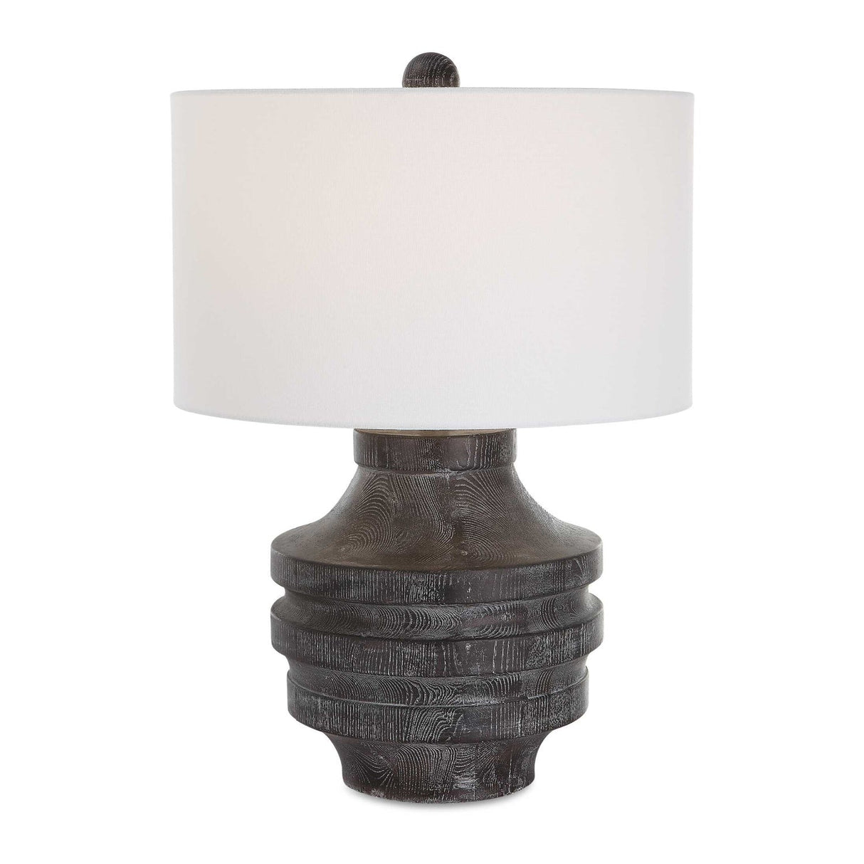 Modern European furniture - Black Wooden Rustic Table Lamp by Uttermost Timber - www.oroa.com