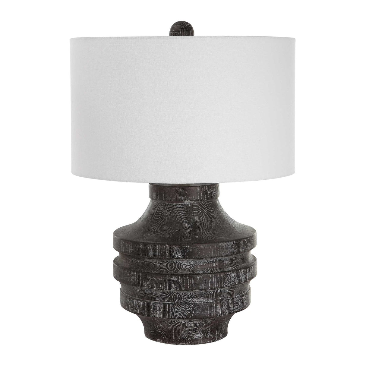 Modern European furniture - Black Wooden Rustic Table Lamp by Uttermost Timber - www.oroa.com