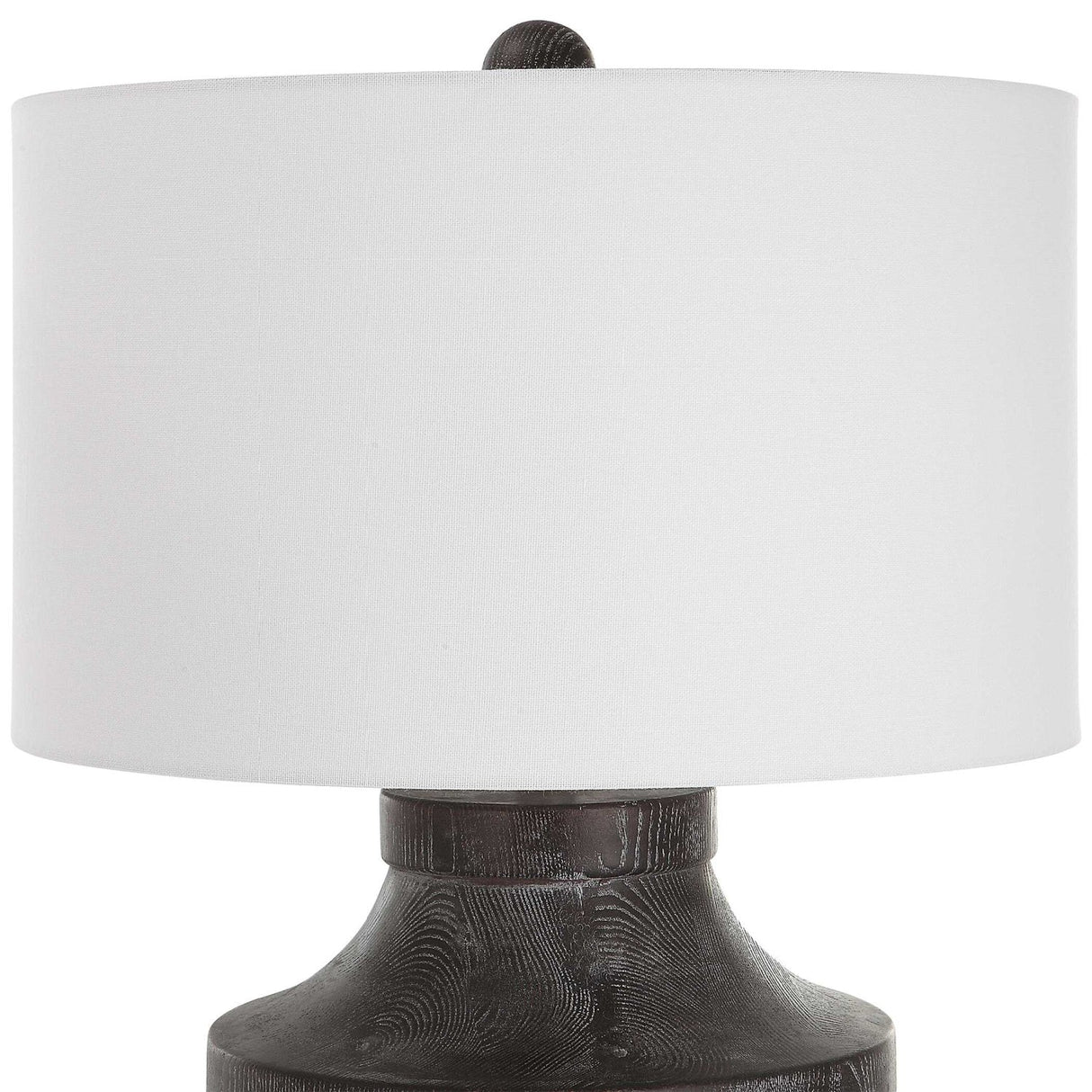 Modern European furniture - Black Wooden Rustic Table Lamp by Uttermost Timber - www.oroa.com